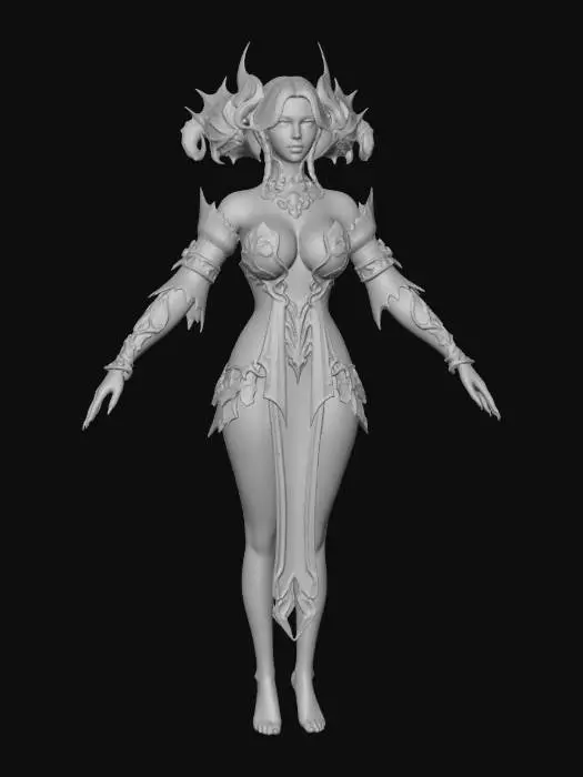 3D model for Dark Enchantress character