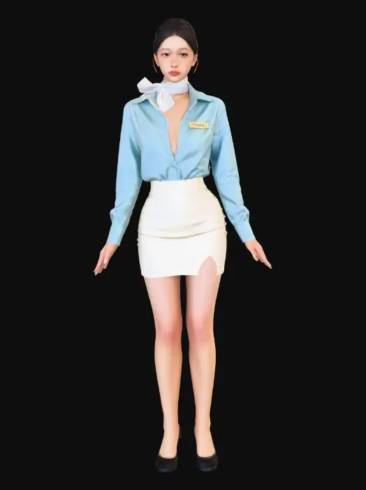 3D model for Traveler character