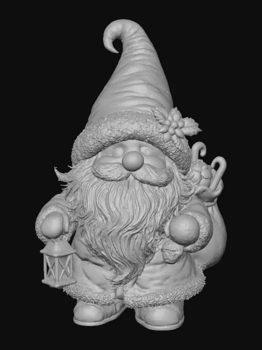 3D model for Cozy Christmas Gnome
