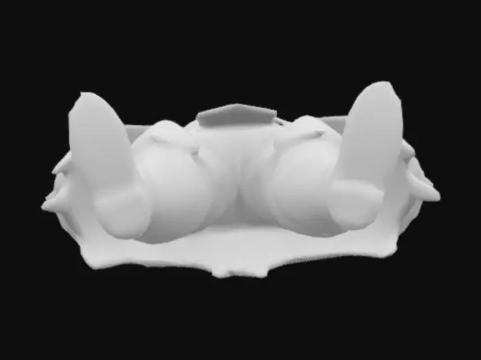 3D model for 2D Anime Character, Warrior Type, No Weapons, fix hands, realistic hands, 5 fingers