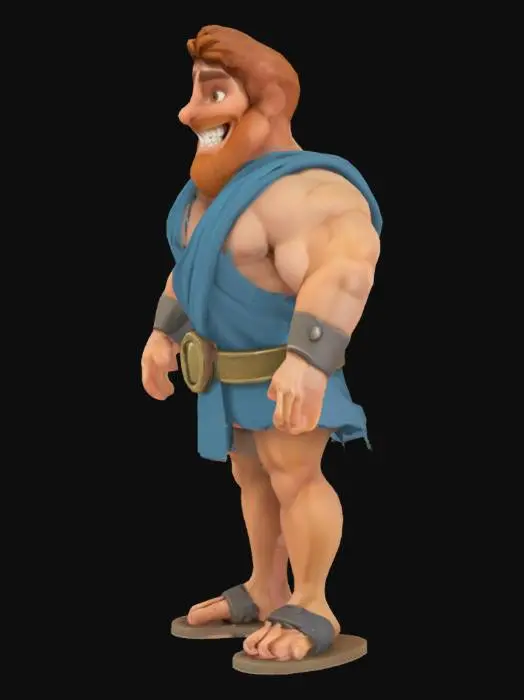 3D model for Cartoonish, Hercules, Realistic Human Hands, Five Fingers