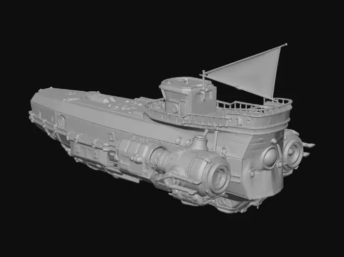 3D model for Emberbound Skyship