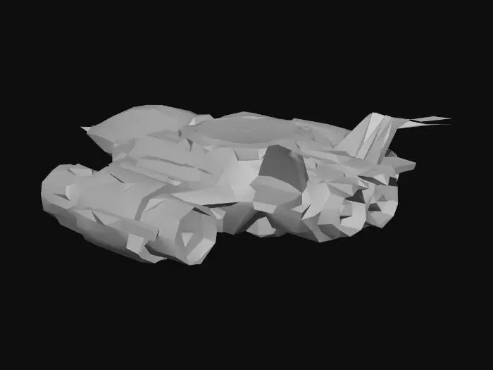 3D model for Steel Serpent Corvette