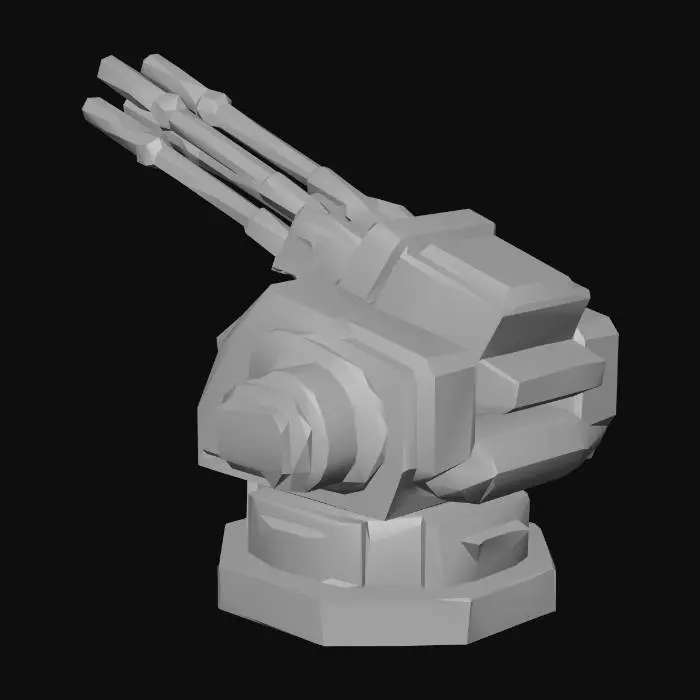3D model for Steel Serpent Anti-Air Turret