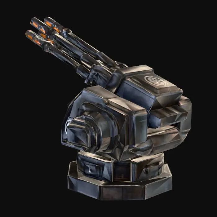 3D model for Steel Serpent Anti-Air Turret