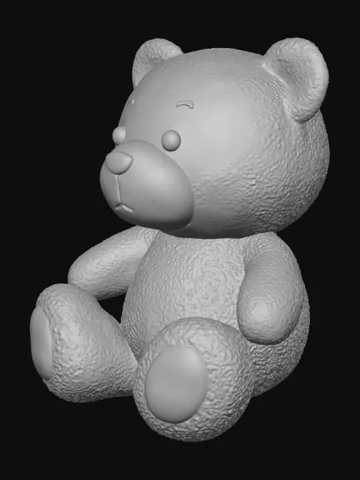 3D model for Teddy Bear Charm