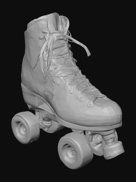 3D model for Purple Glide Roller Skate