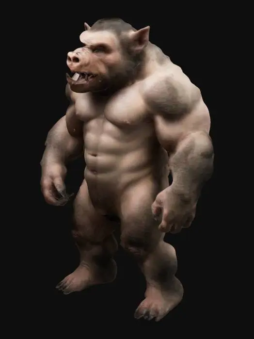 3D model for ManBearPig