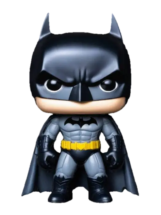 Batman, Funko Pop - Actionfigure 3D model, vytvořený pomocí AI