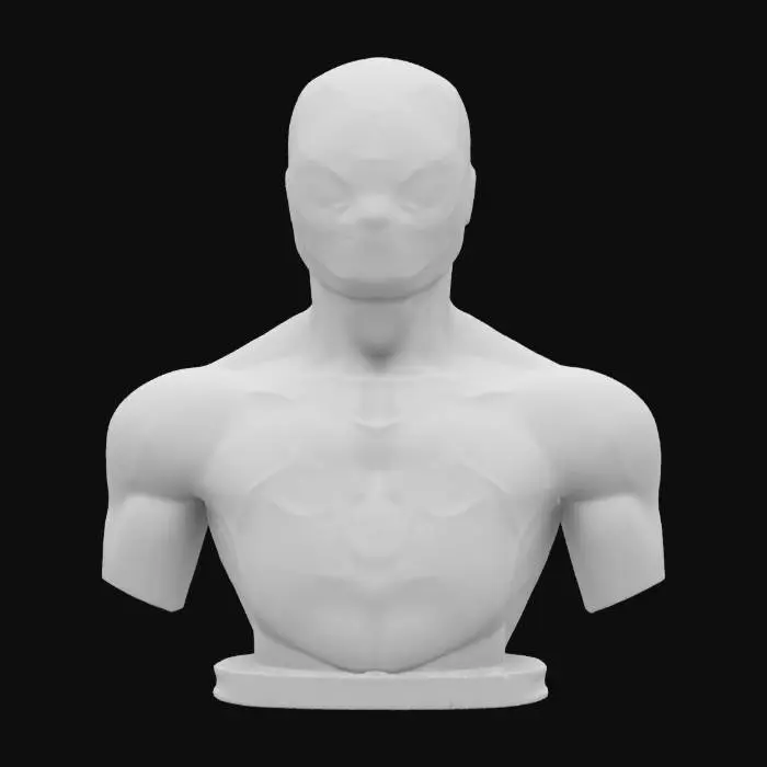 3D model for Spider man Upper body bust