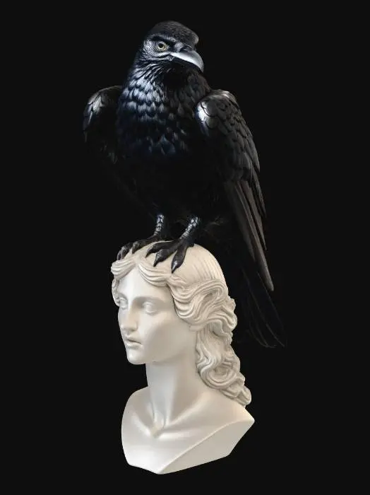 3D model for Raven and the Muse