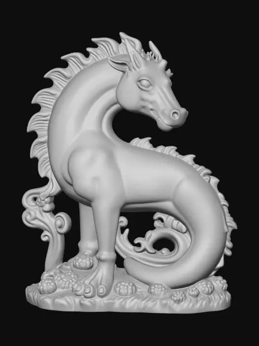 3D model for Ivory Serpentine Steed