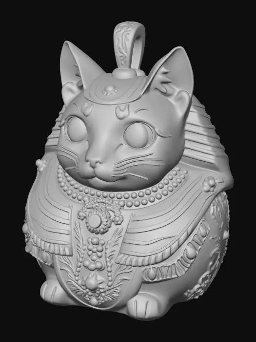3D model for Golden Pharaoh Cat