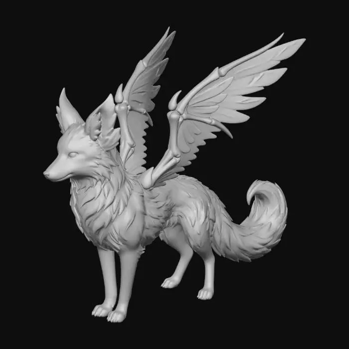 3D model for Frostwing Fox