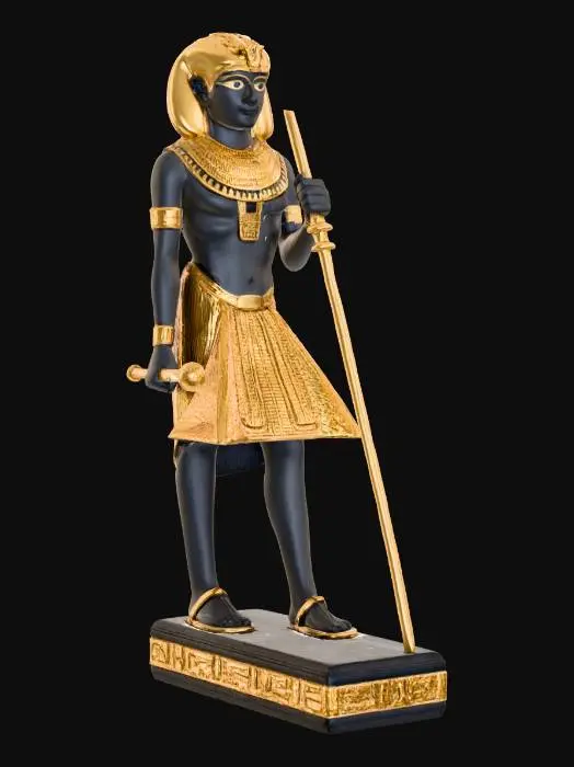 3D model for Egyptian Pharaoh Statue