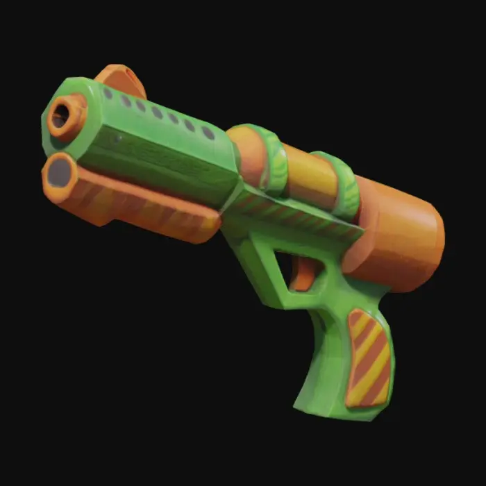 3D model for Blaster Burst Renderer
