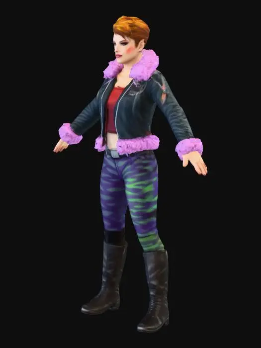 3D model for Punk Chic Style