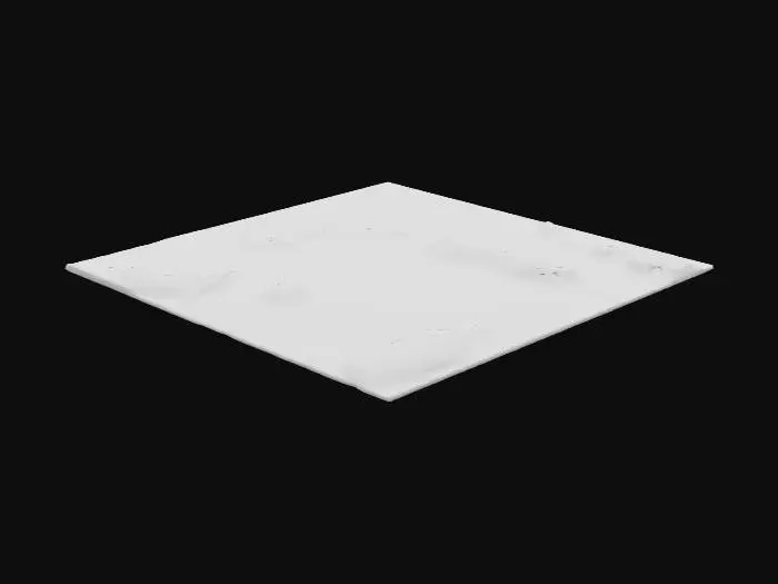 3D model for A three-dimensional relief map of the Pacific Ocean, showcasing its vast bathymetry with subtly undulating contours. The surface has a smooth, matte finish, giving it a calm and realistic water-like appearance. Deep blues transition to lighter aquas to denote varying depths, while raised landmasses along its borders appear in muted greens and browns. The solid, sculpted form offers a tactile sense of the oceanic expanse, inviting touch.