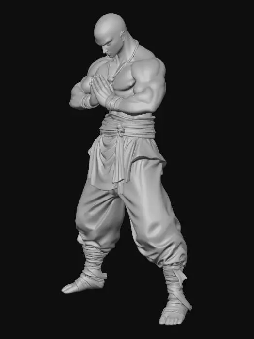 3D model for monk