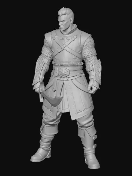 3D model for Warrior of the Frostblade