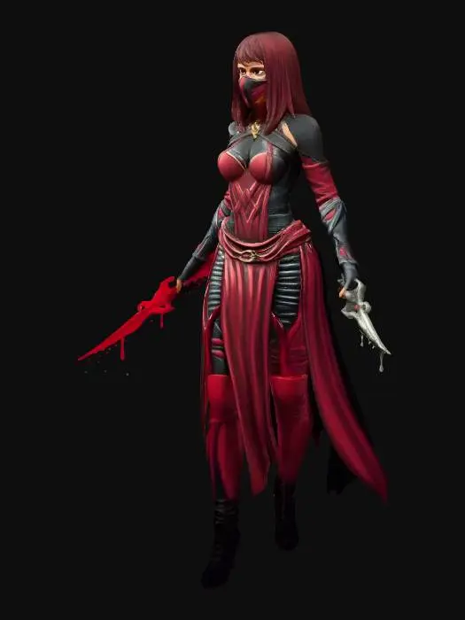 3D model for Meshy_AI_Crimson_Requiem_0211175342_generate