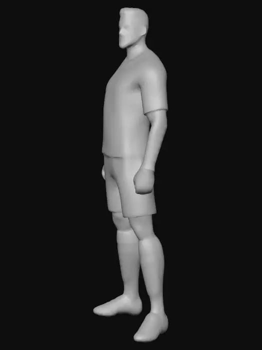 3D model for Messi