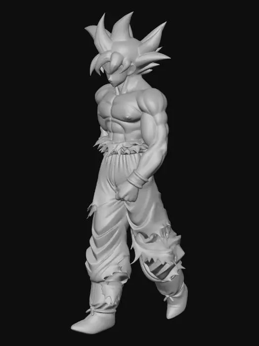 3D model for Goku ultra instinct