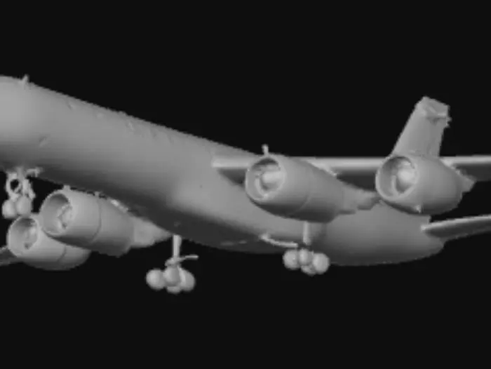 3D model for Passenger Military Jet
