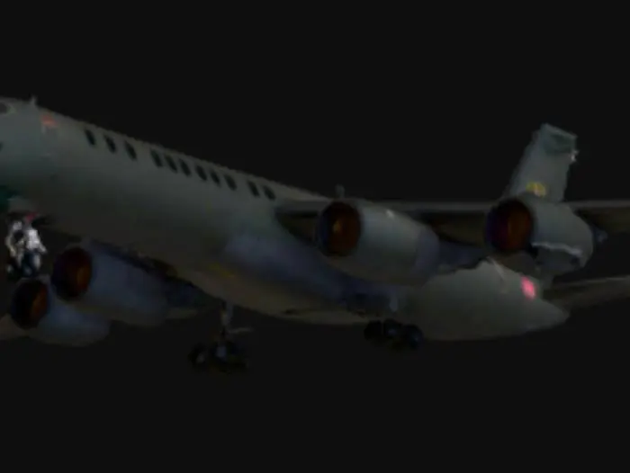 3D model for Passenger Military Jet