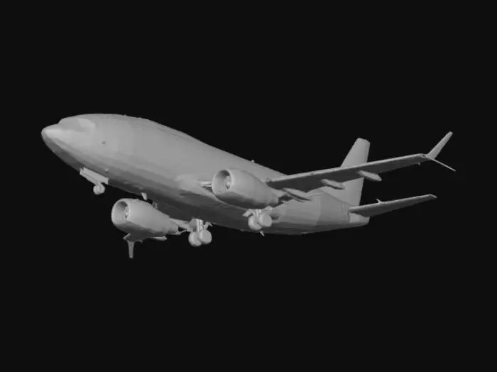 3D model for Plane on Runway