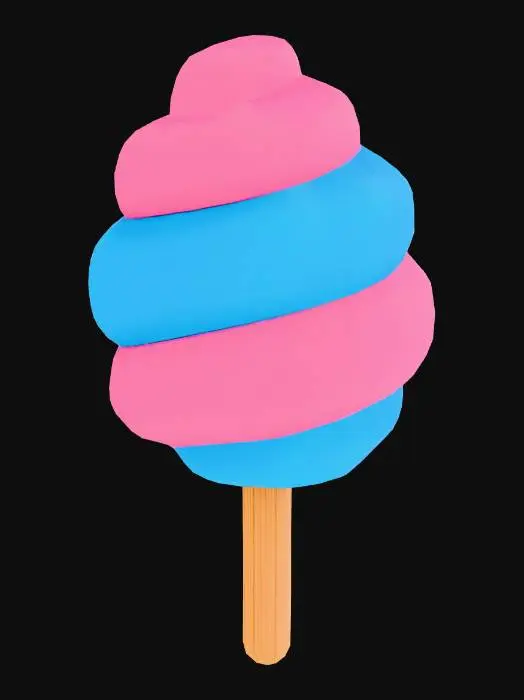3D model for Cotton Swirl Delight