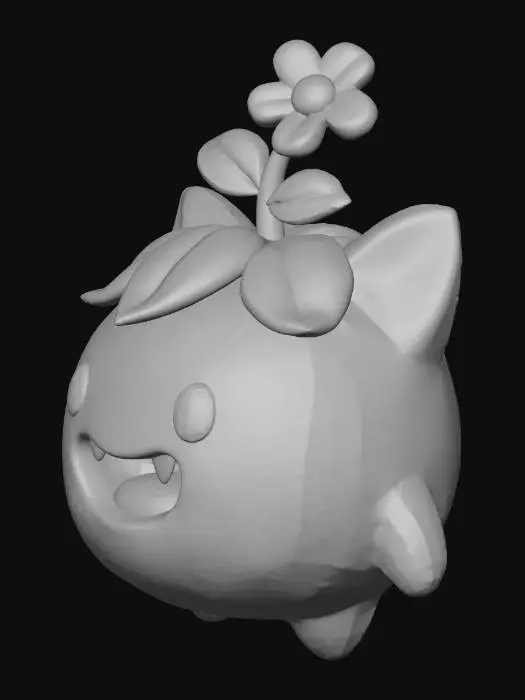 3D model for Leafy Blossom