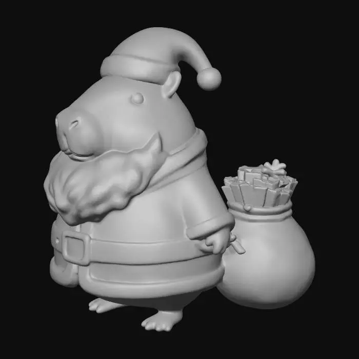 3D model for Capybara Claus