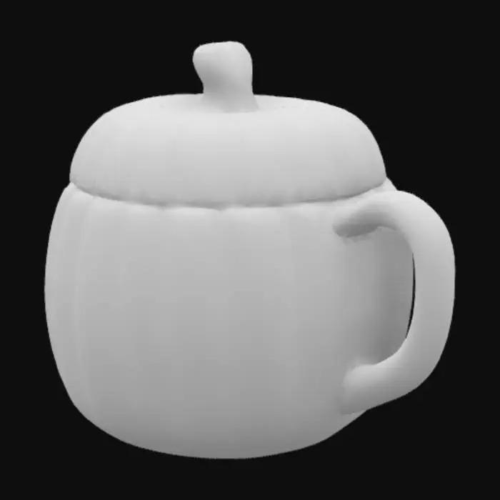 3D model for Pumpkin Mug