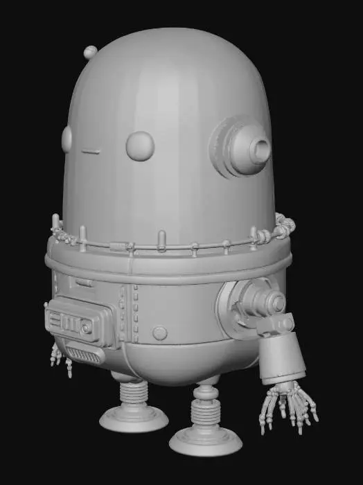 3D model for green slime-like