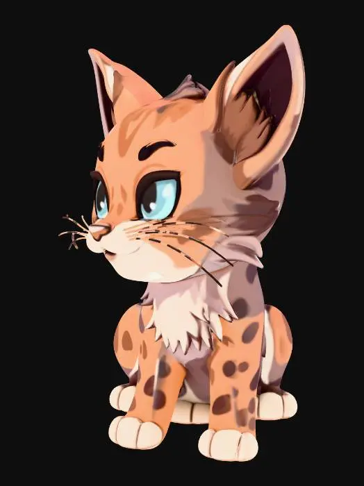 3D model for Whisker Spot Cat
