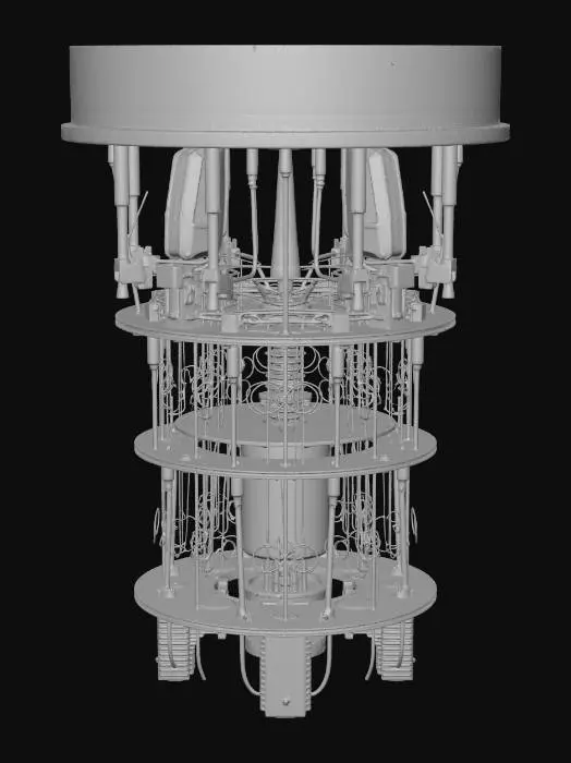3D model for QUANTUM COMPUTER