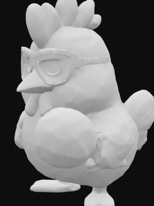 3D model for Rainbow Rooster Swagger, #SketchTo3D#