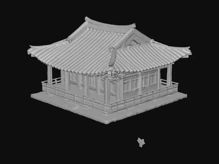 3D model for Traditional Korean Pavilion