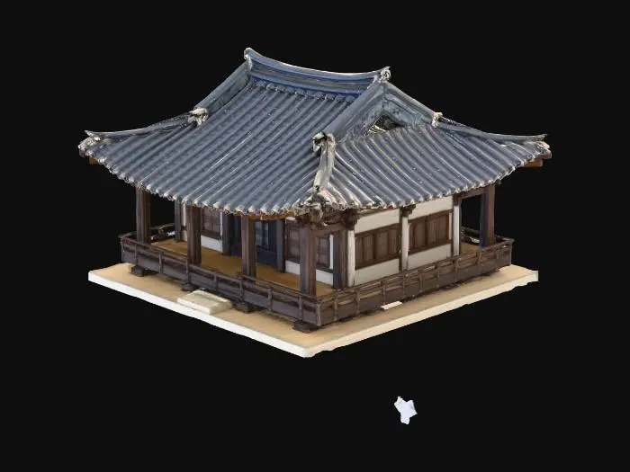 3D model for Traditional Korean Pavilion