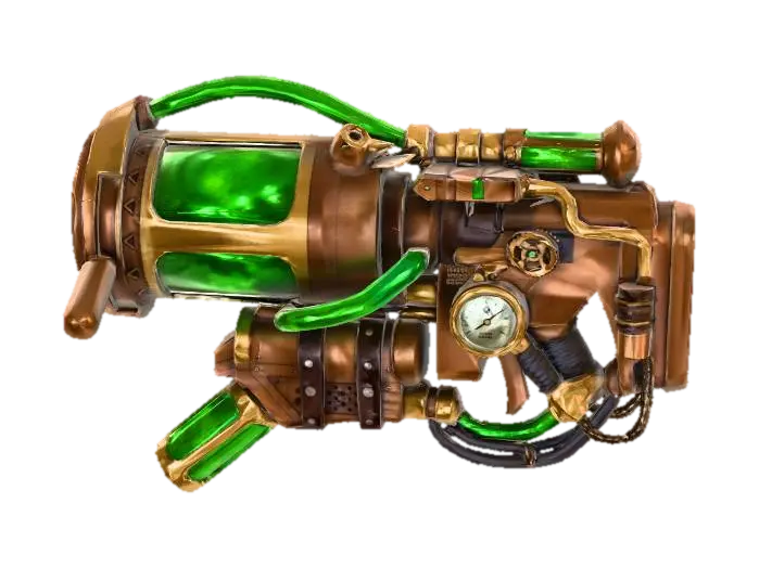 3D-модель Plasma Cannon - Acid, згенерована ШІ