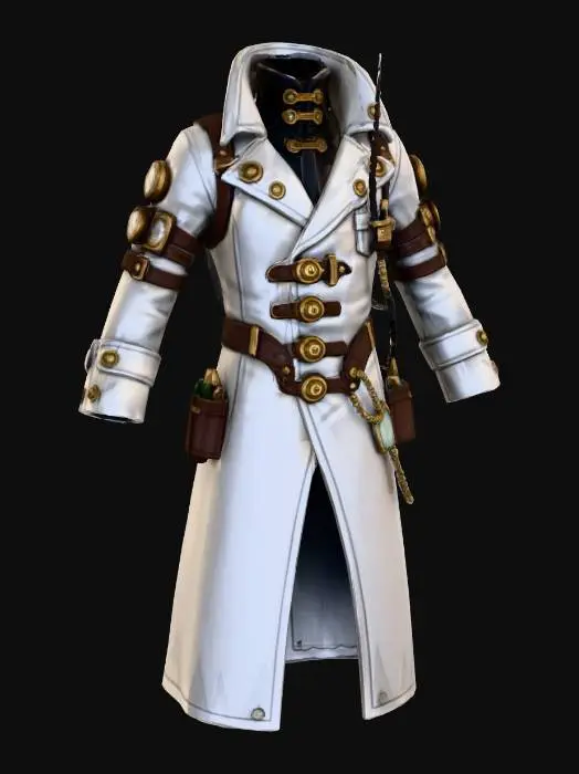 3D model for Steampunk Alchemist Coat