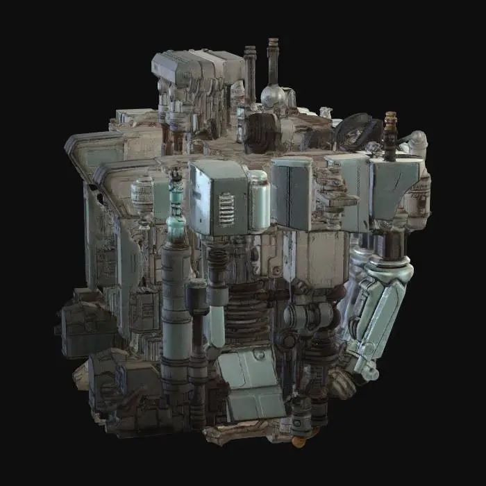 3D model for Steel Cube Citadel