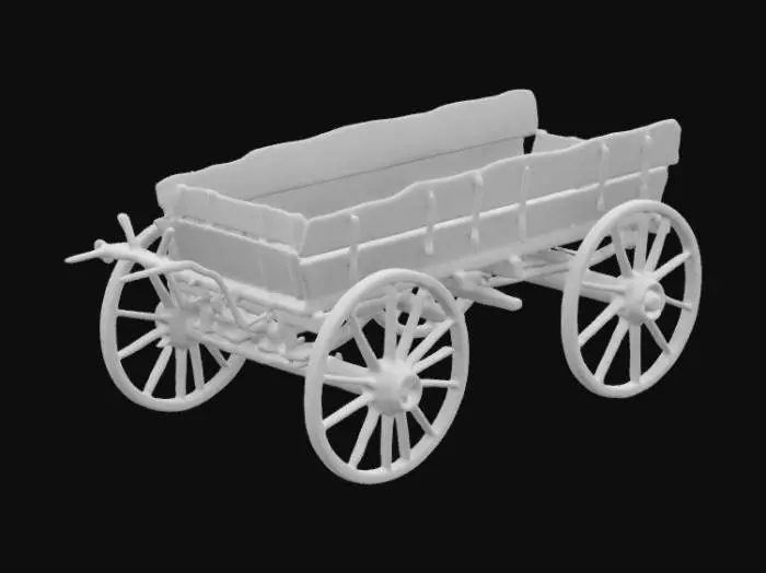 3D model for Pioneer Wagon