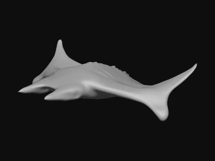 3D model for Flying Manta Ray