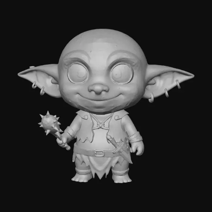3D model for Goblin Warrior