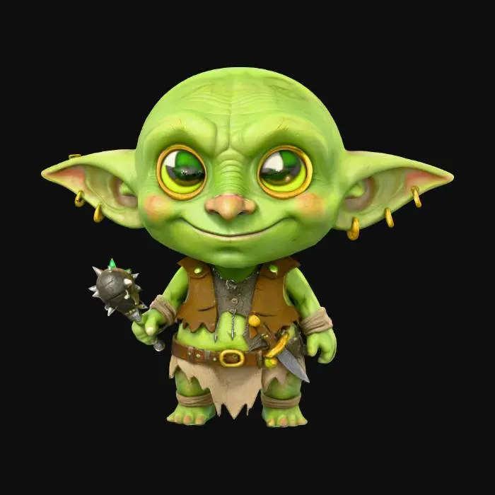 3D model for Goblin Warrior