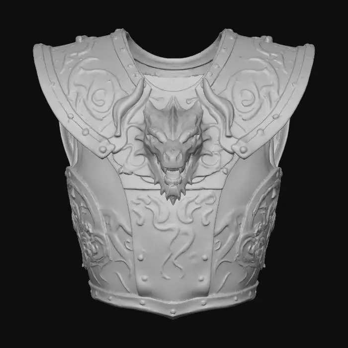3D model for Dragon Leather Armor