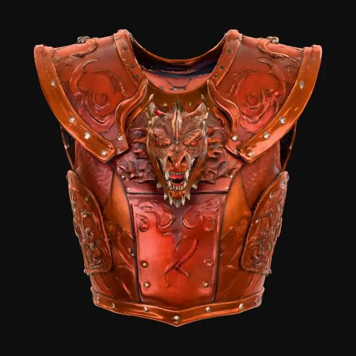 3D model for Dragon Leather Armor