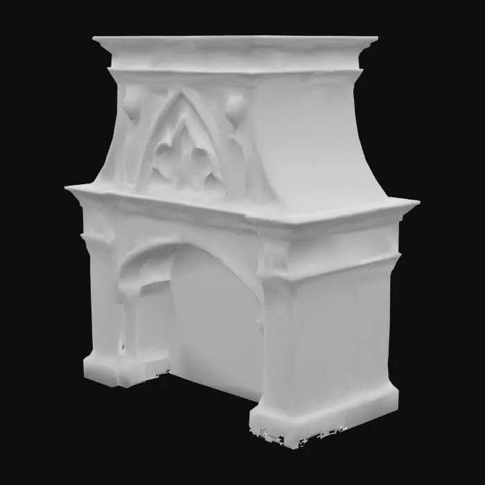 3D model for Edgar Allen Poe chimmey hood